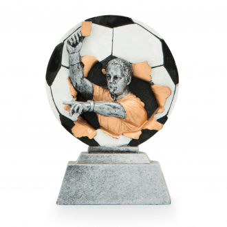 Trofej rozhodčího, výška 13 cm, vícebarevná
