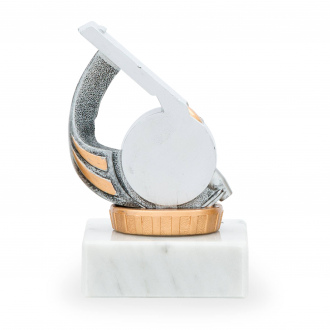 Trofej s fotbalovou tématikou, výška 10 cm, vícebarevná