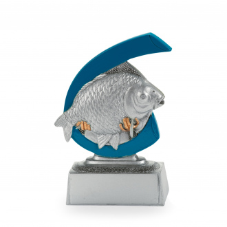 Plaketa se symbolem rybaření, výška 10 cm, vícebarevná