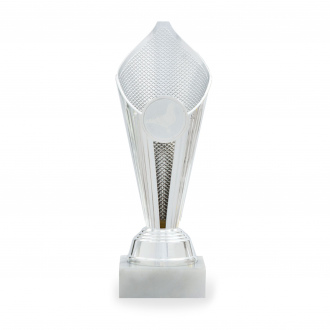 Účastnická cena, výška 17 cm, stříbrná