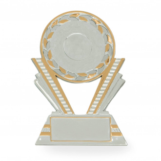 Účastnická cena, výška 13 cm, stříbrná/zlatá