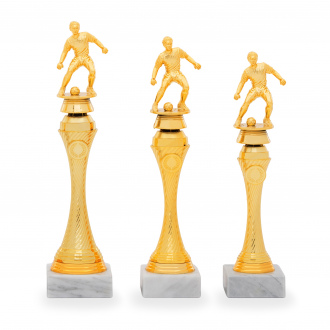 Stojánek na figurku, výška 32 cm, zlatý