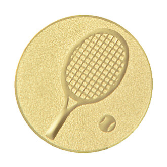 Emblém tenis, pr. 25 mm, bronz