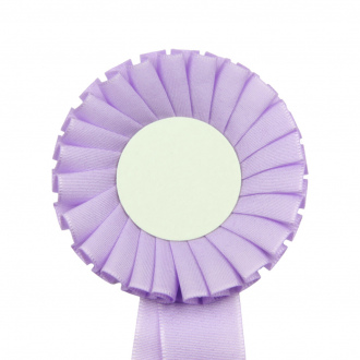 Kokarda jednořadá STANDARD, průměr 8  cm, sv.fialová