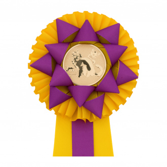 Kokarda třířadá VĚJÍŘ, průměr 13 cm