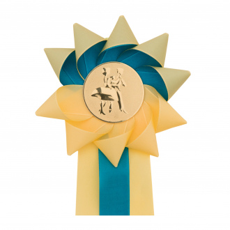 Kokarda jednořadá VĚJÍŘ, průměr 13 cm