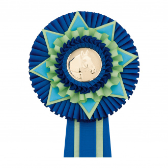 Kokarda čtyřřadá HVĚZDA, průměr 16 cm